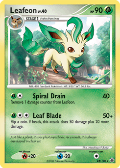Leafeon Majestic Dawn card