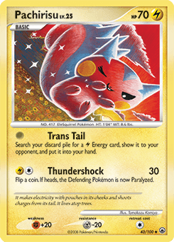 Pachirisu Majestic Dawn card