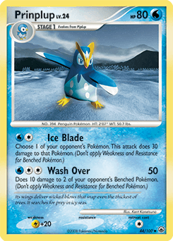 Prinplup Majestic Dawn card