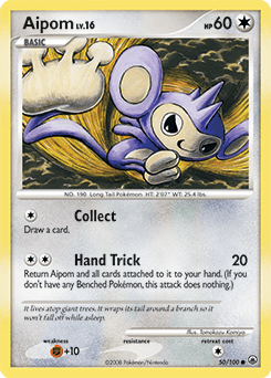 Aipom Majestic Dawn card
