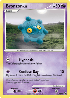 Bronzor Majestic Dawn card