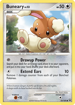 Buneary Majestic Dawn card