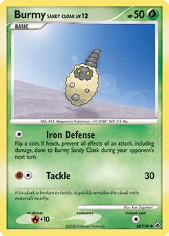 Burmy Sandy Cloak Majestic Dawn card