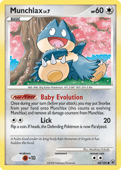 Munchlax Majestic Dawn card