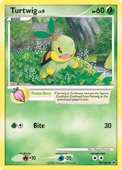 Turtwig Majestic Dawn card