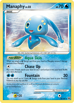Manaphy Majestic Dawn card