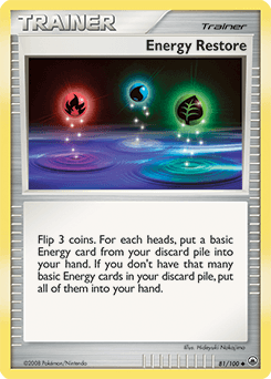 Energy Restore Majestic Dawn card