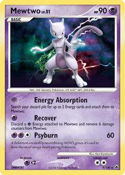 Mewtwo Majestic Dawn card