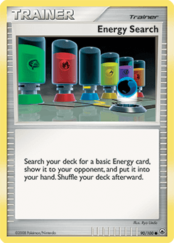 Energy Search Majestic Dawn card