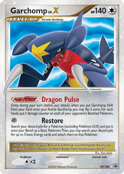 Garchomp LV.X Majestic Dawn card