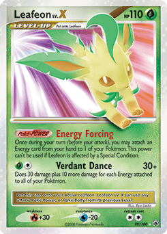 Leafeon LV.X Majestic Dawn card