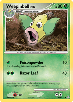 Weepinbell Legends Awakened card