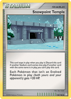 2008 Legends Awakened Snowpoint Temple #134