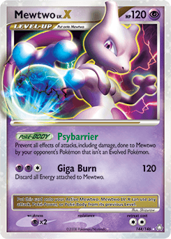 Mewtwo LV.X Legends Awakened card