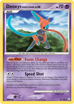 2008 Legends Awakened Deoxys Speed Forme #26