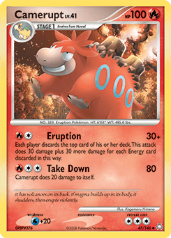 Camerupt Legends Awakened card