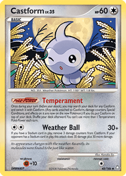 Castform Legends Awakened card