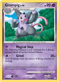 Grumpig Legends Awakened card