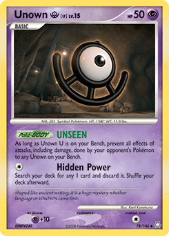 Unown [U] Legends Awakened card