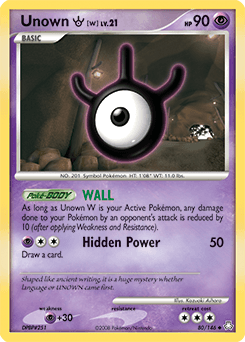 Unown [W] Legends Awakened card