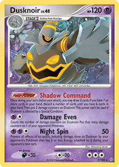 Dusknoir Stormfront card