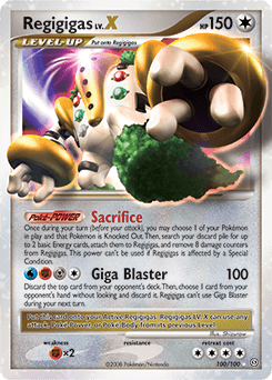 Regigigas LV.X Stormfront card