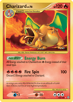 Charizard Stormfront card
