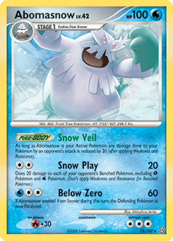 Abomasnow Stormfront card