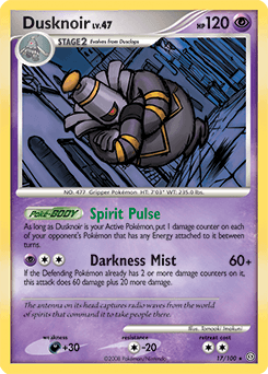 Dusknoir Stormfront card