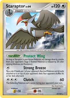 Staraptor Stormfront card