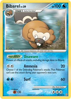 Bibarel Stormfront card