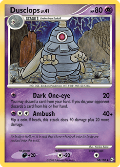 Dusclops Stormfront card