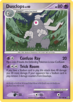 Dusclops Stormfront card