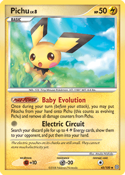 2008 Stormfront Pichu #45