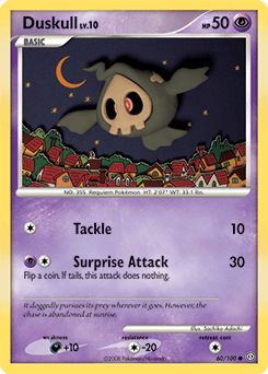 Duskull Stormfront card