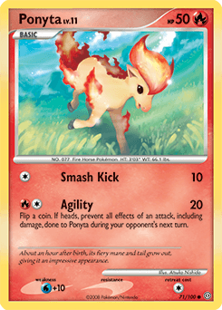 Ponyta Stormfront card