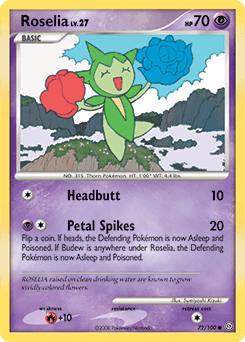 Roselia Stormfront card