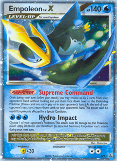 2007 DP Black Star Promos Empoleon LV.X #DP11
