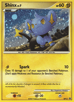 Shinx DP Black Star Promos card