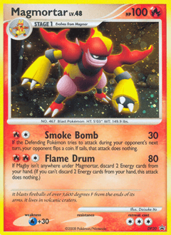 2007 DP Black Star Promos Magmortar #DP20