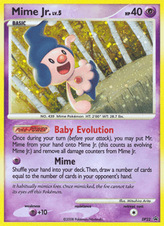 Mime Jr. DP Black Star Promos card