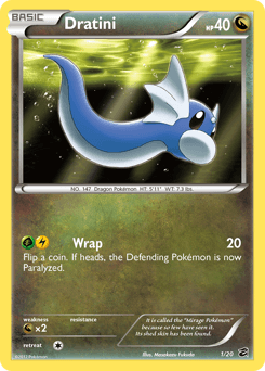 Dratini Dragon Vault card