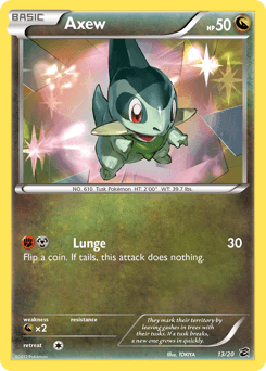 Axew Dragon Vault card