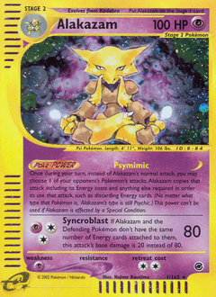 Alakazam Expedition Base Set card
