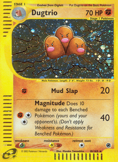 Dugtrio Expedition Base Set card