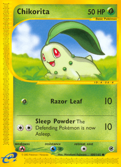 Chikorita Expedition Base Set card