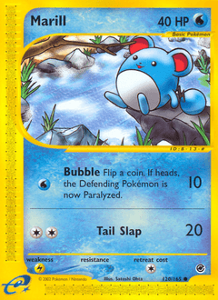 Marill Expedition Base Set card