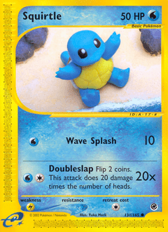 Squirtle Expedition Base Set card