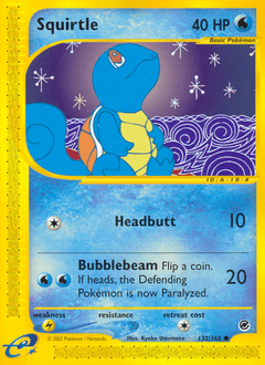 Squirtle Expedition Base Set card