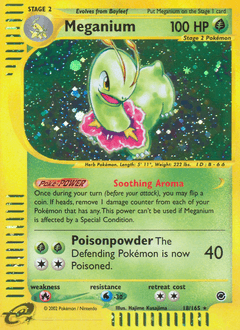 Meganium Expedition Base Set card